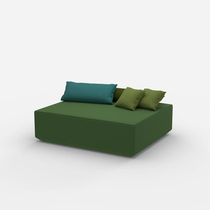 Modularer Pouf in Groß von der Seite