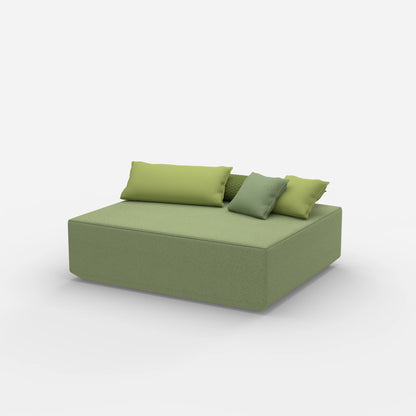 Modularer Pouf in Groß von der Seite
