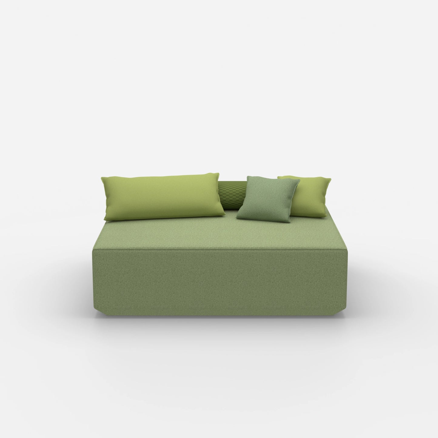 Modularer Pouf in Groß von vorne