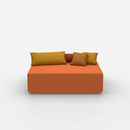 Modularer Pouf in Groß von vorne