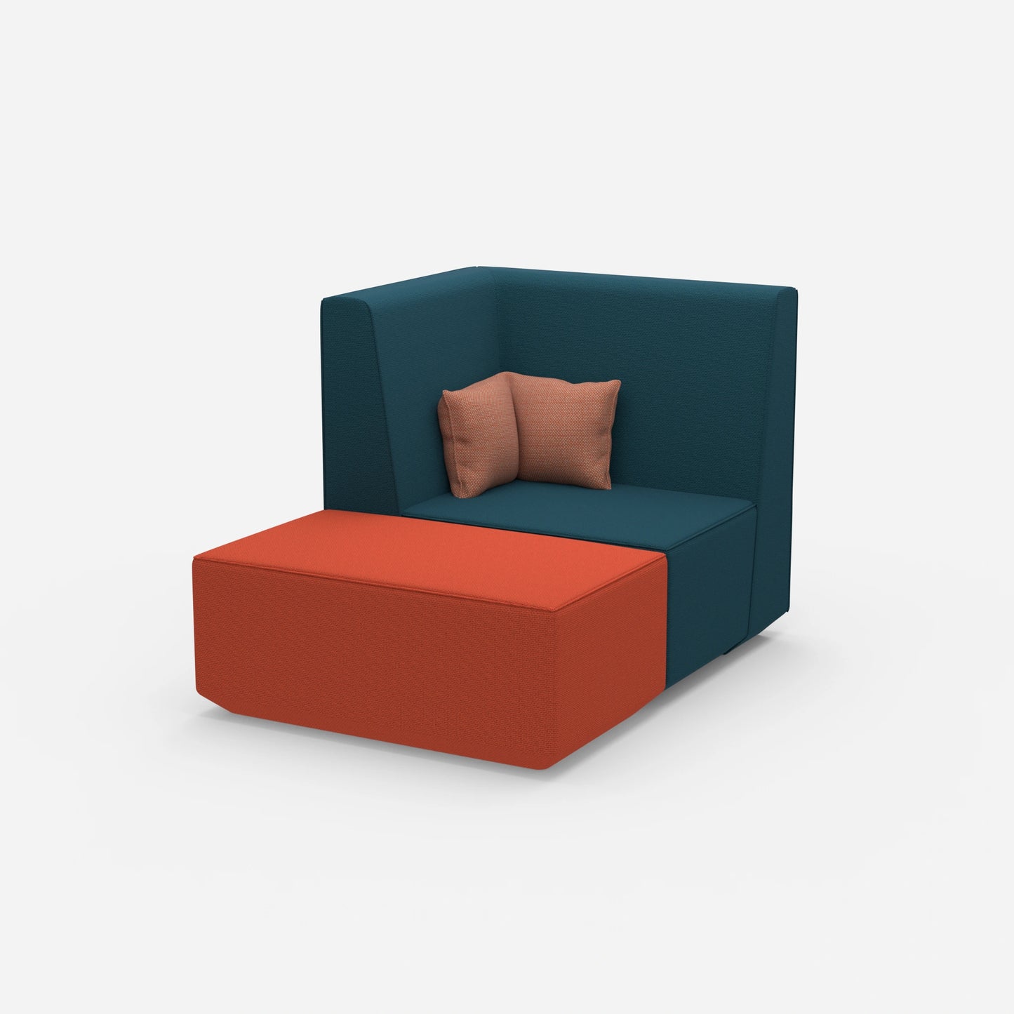 Modularer Sessel für TV von der Seite