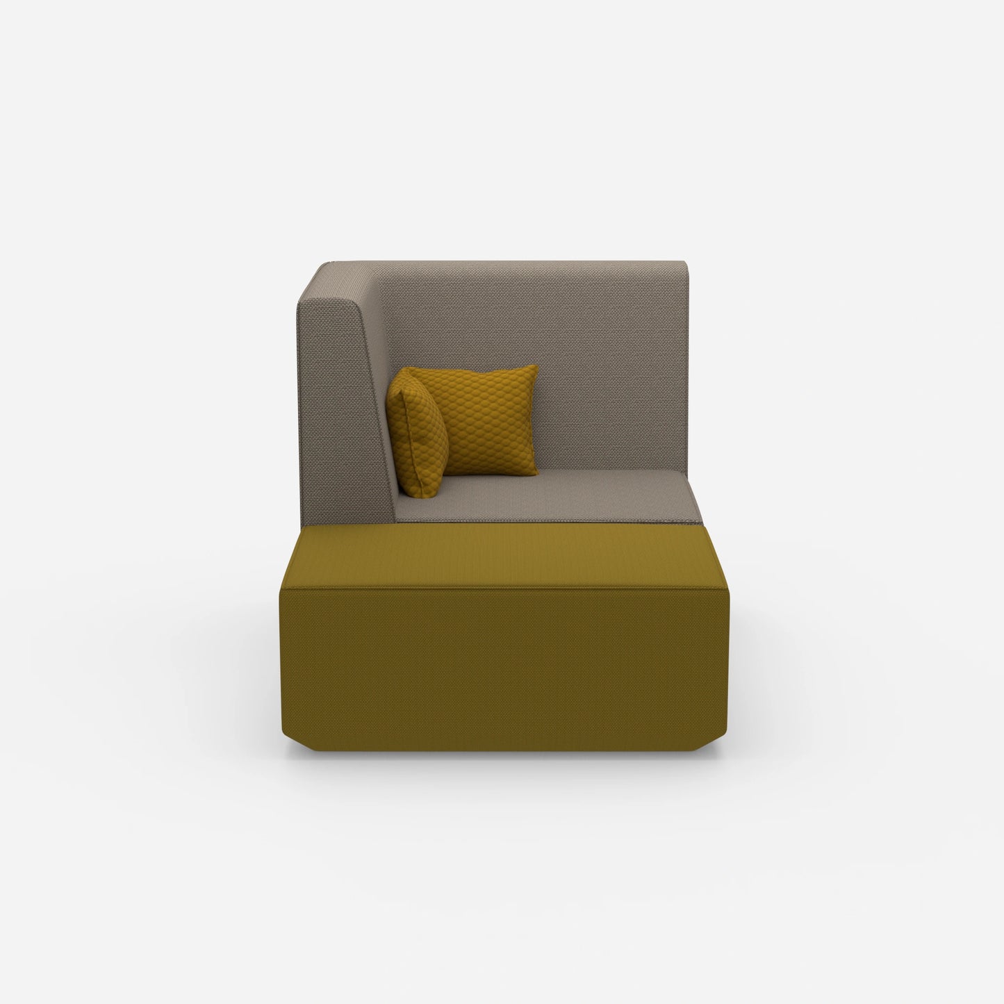 Modularer Sessel für TV von vorne