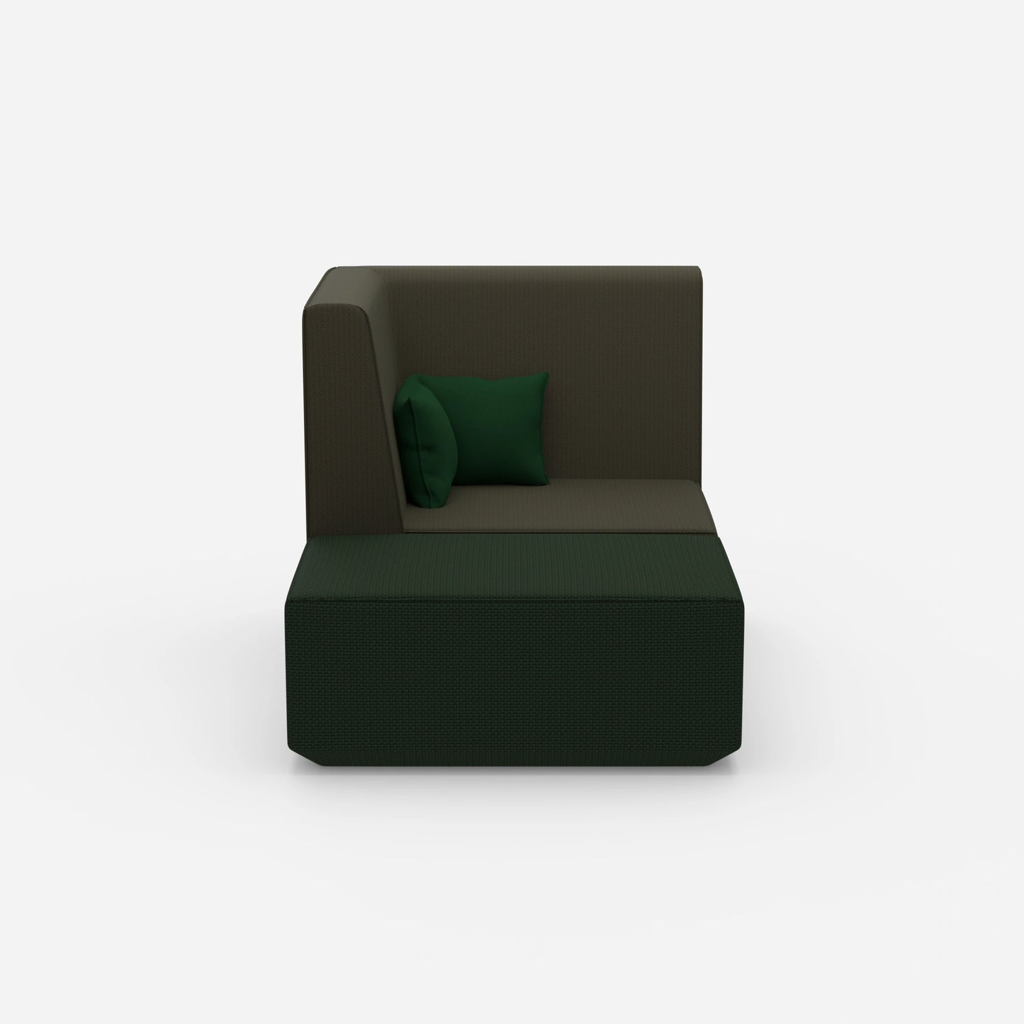 Modularer Sessel für TV von vorne