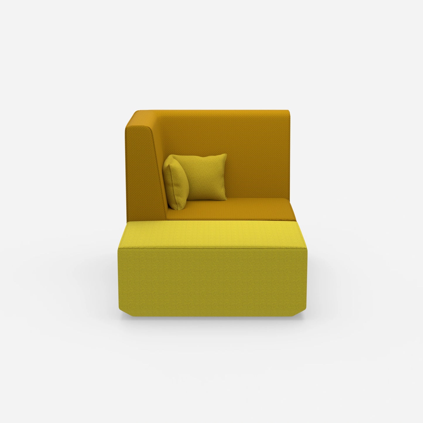 Modularer Sessel für TV von vorne