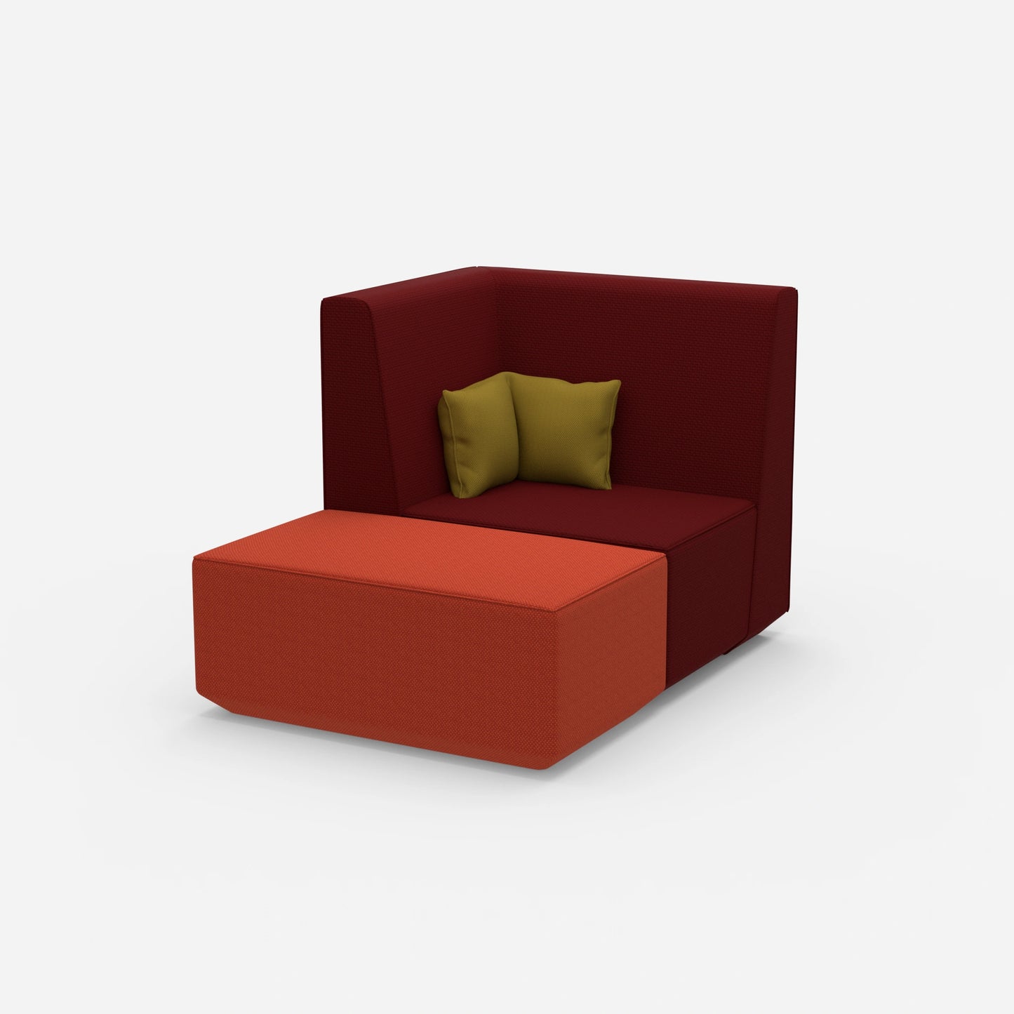 Modularer Sessel für TV von der Seite