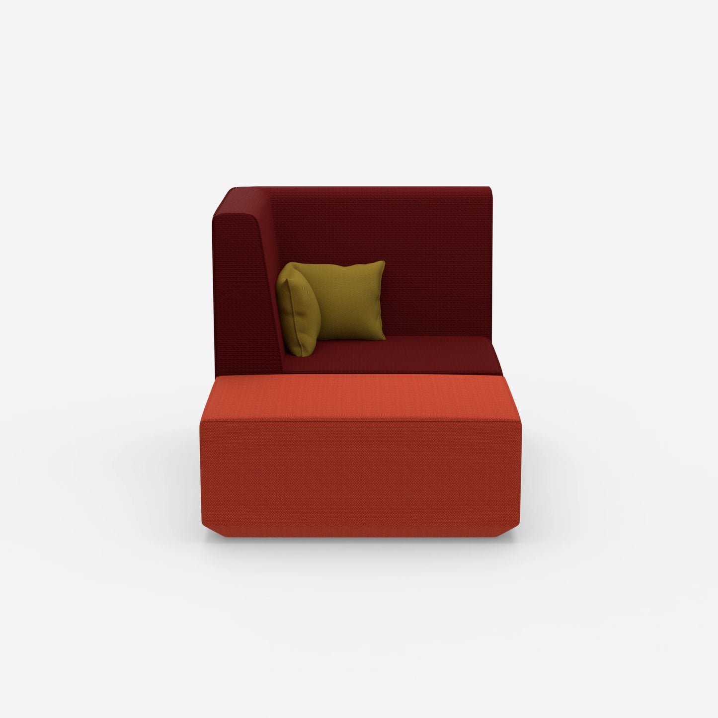 Modularer Sessel für TV von vorne