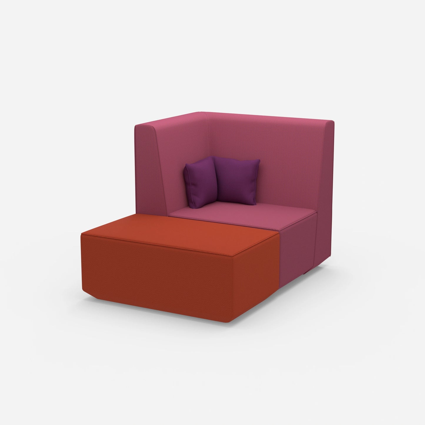 Modularer Sessel für TV von der Seite