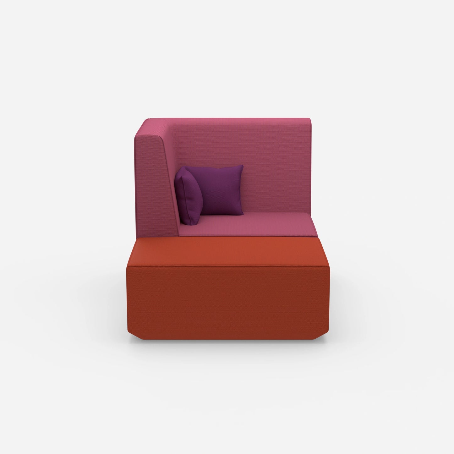 Modularer Sessel für TV von vorne