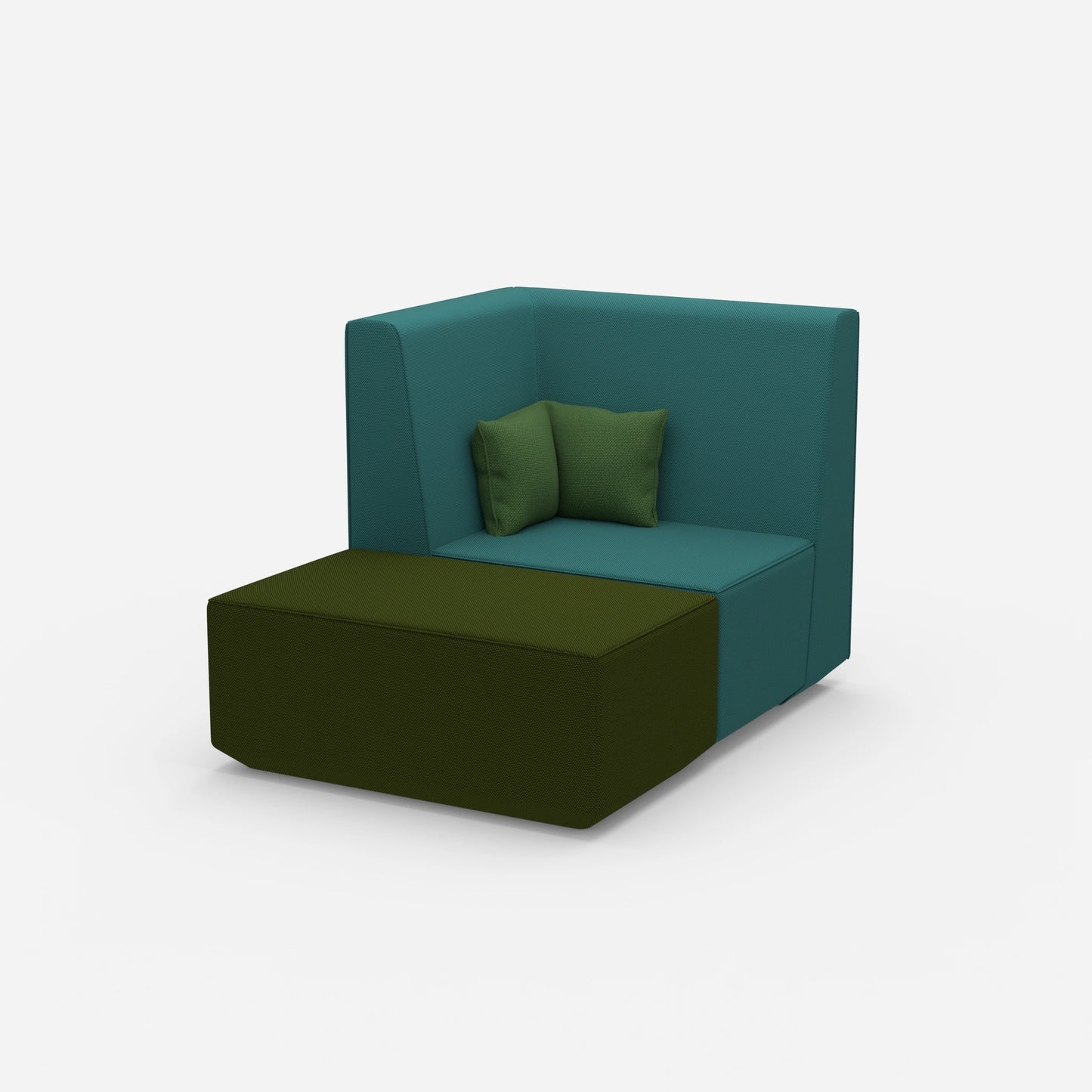 Modularer Sessel für TV von der Seite
