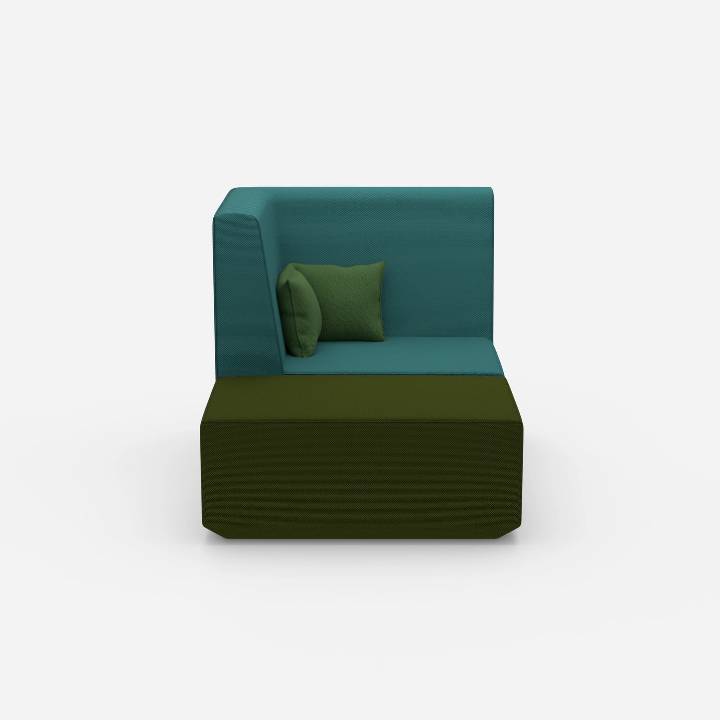 Modularer Sessel für TV von vorne