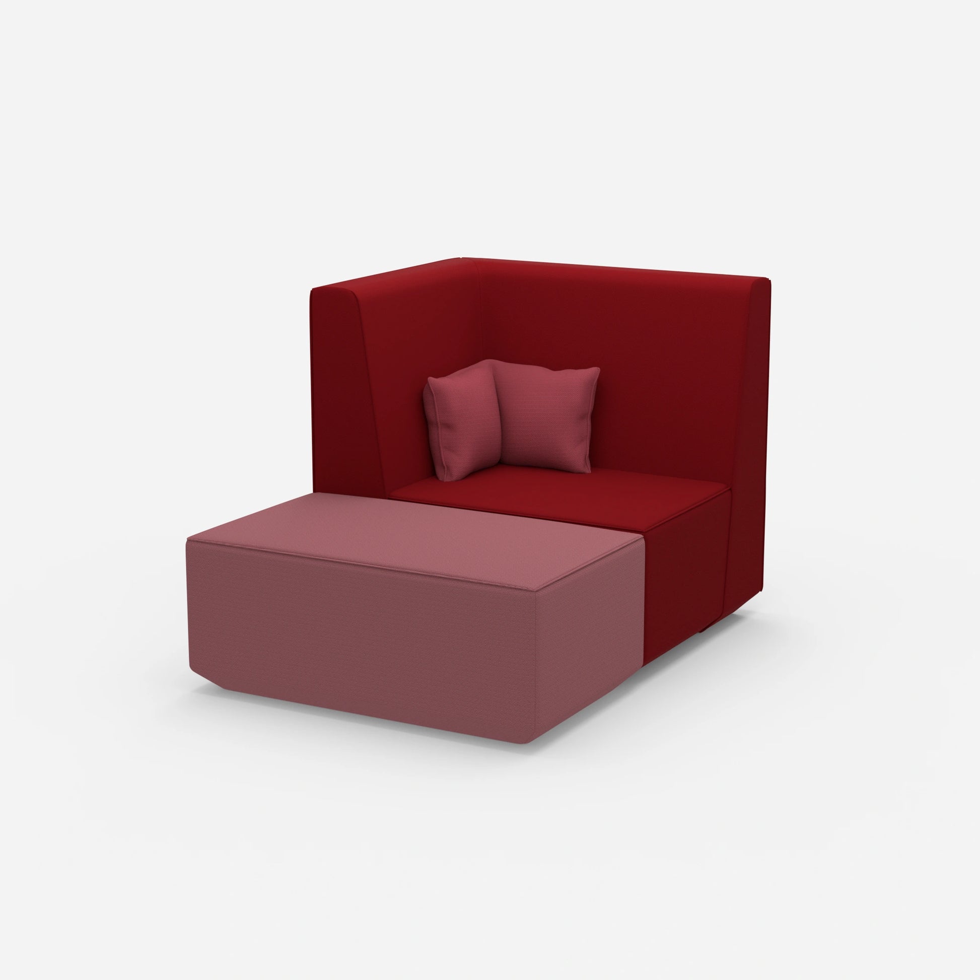 Modularer Sessel für TV von der Seite