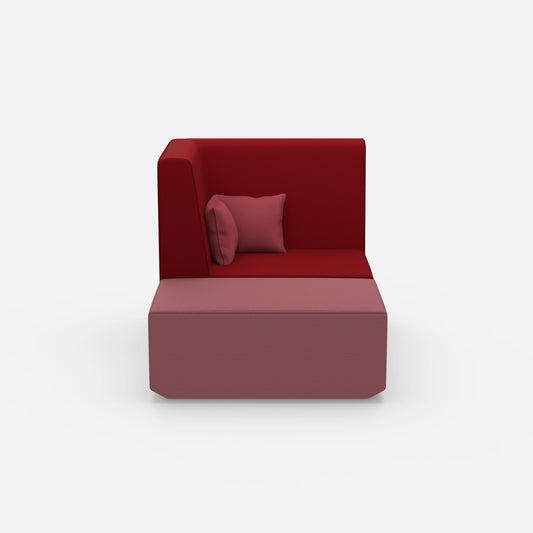 Modularer Sessel für TV von vorne