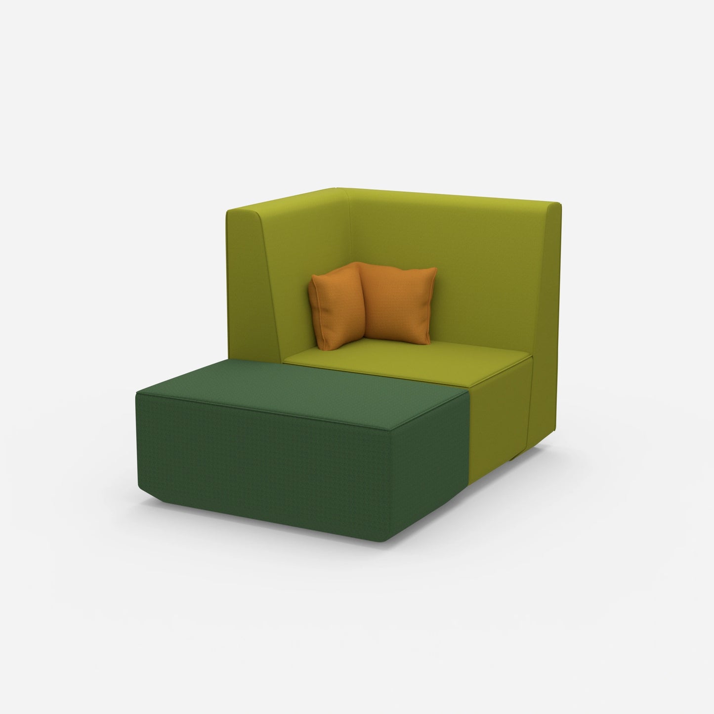 Modularer Sessel für TV von der Seite