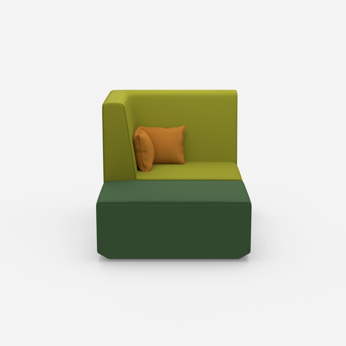 Modularer Sessel für TV von vorne