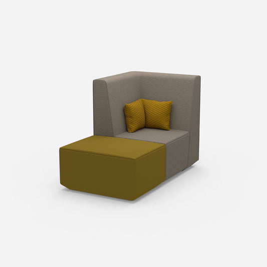 Modularer TV Sessel von der Seite