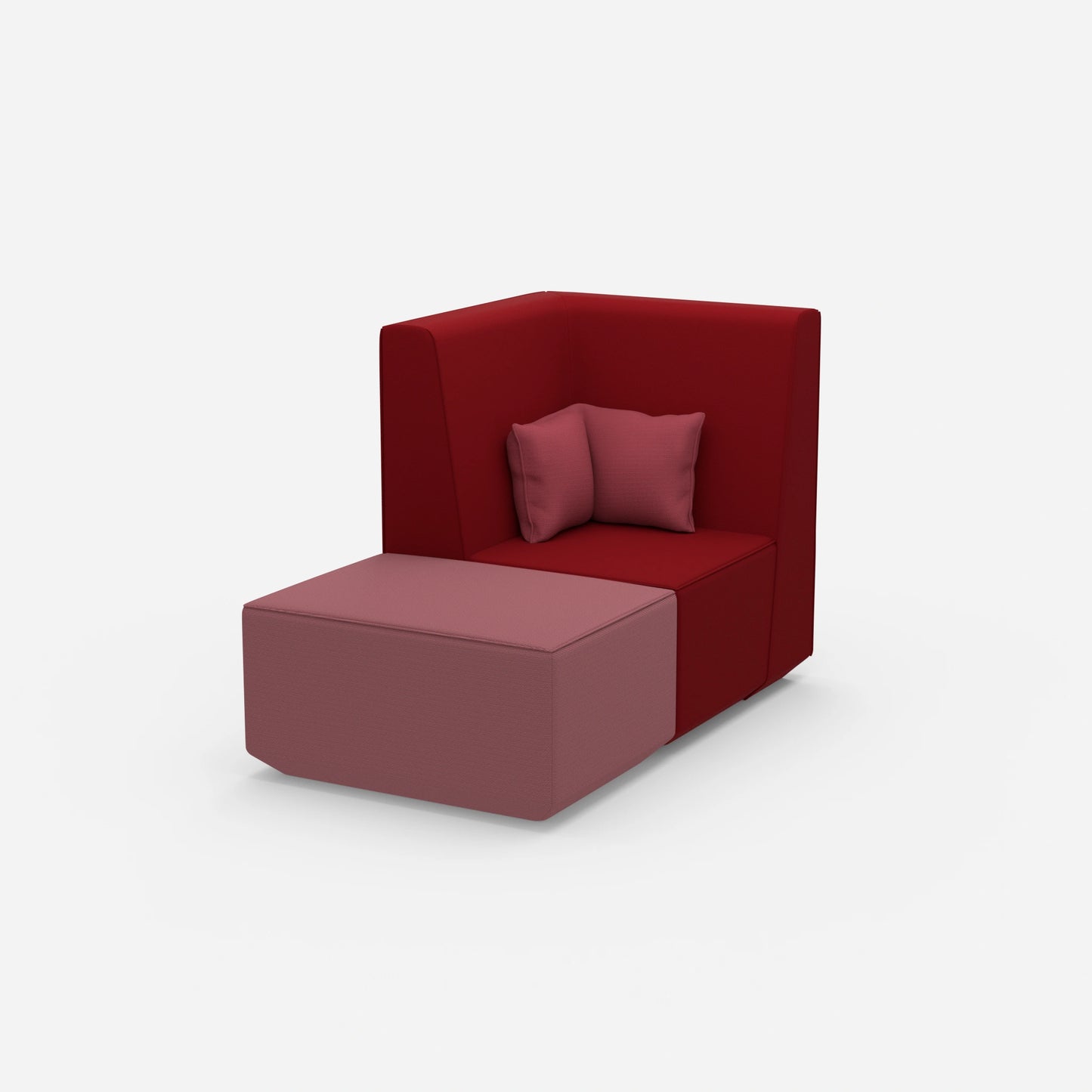 Modularer TV Sessel von der Seite