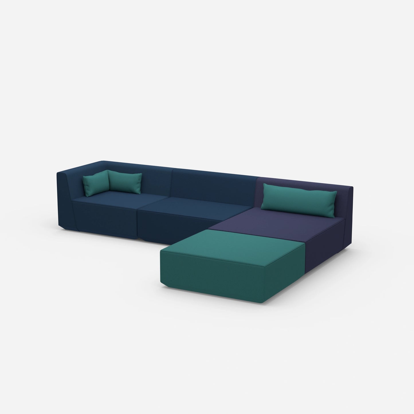 Modulares Ecksofa groß zum Schlafen von der Seite