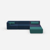Modulares Ecksofa groß zum Schlafen von vorne