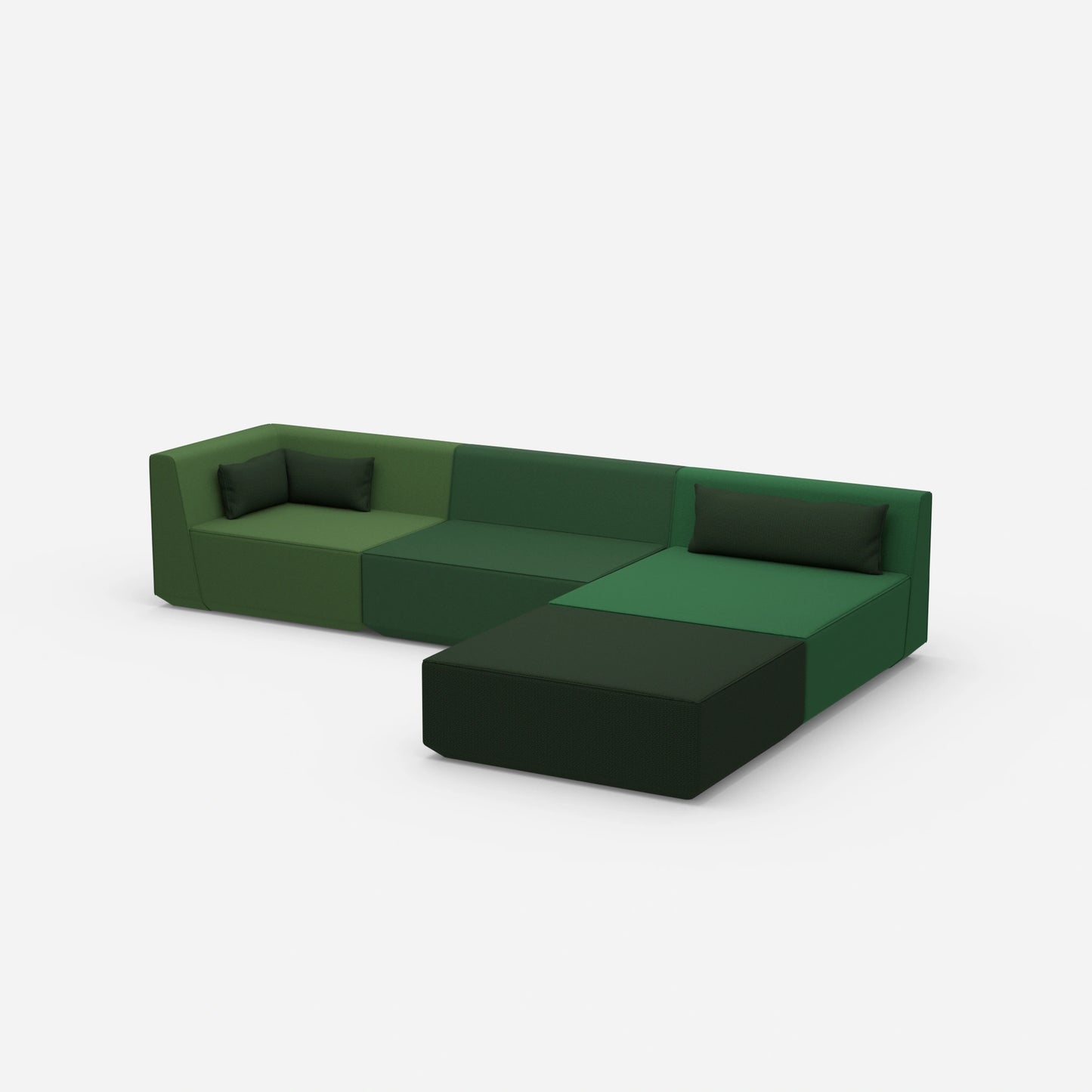 Modulares Ecksofa groß zum Schlafen von der Seite