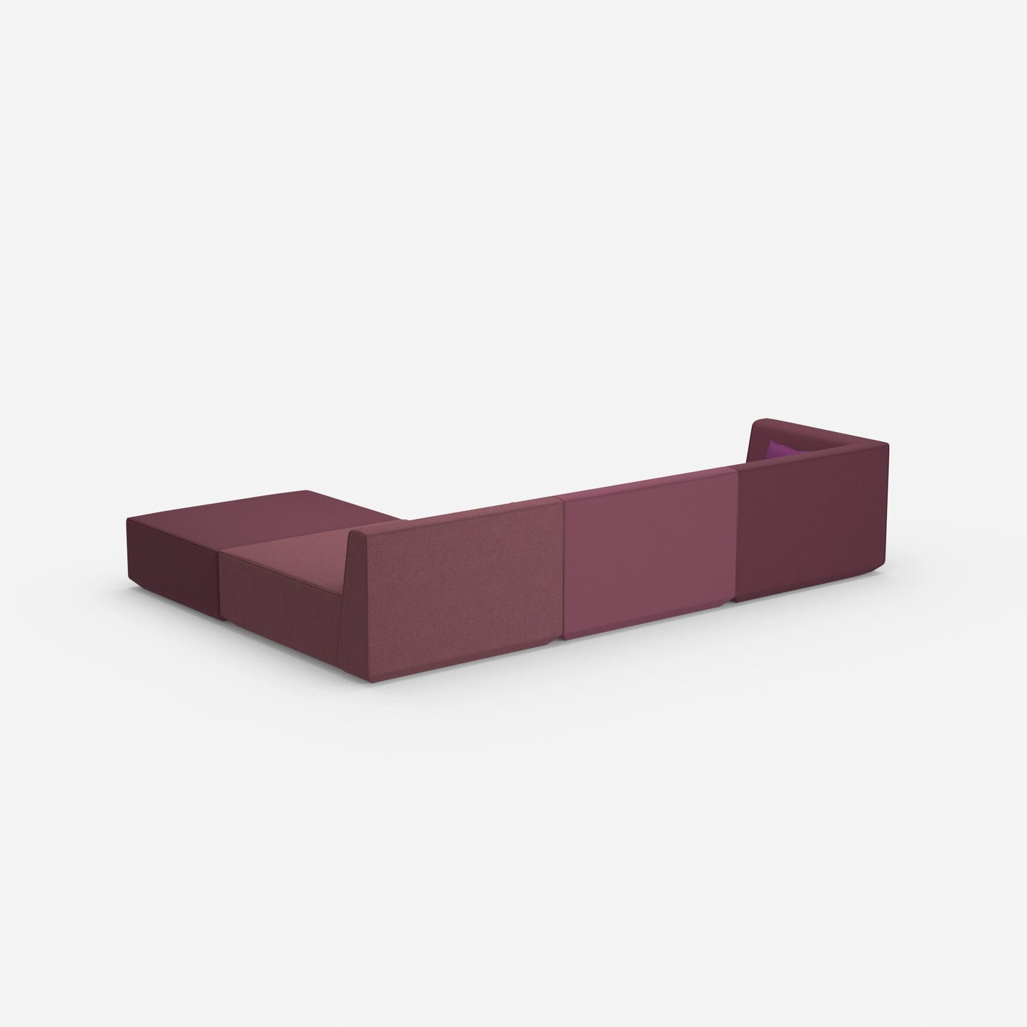 Modulares Ecksofa groß zum Schlafen von hinten