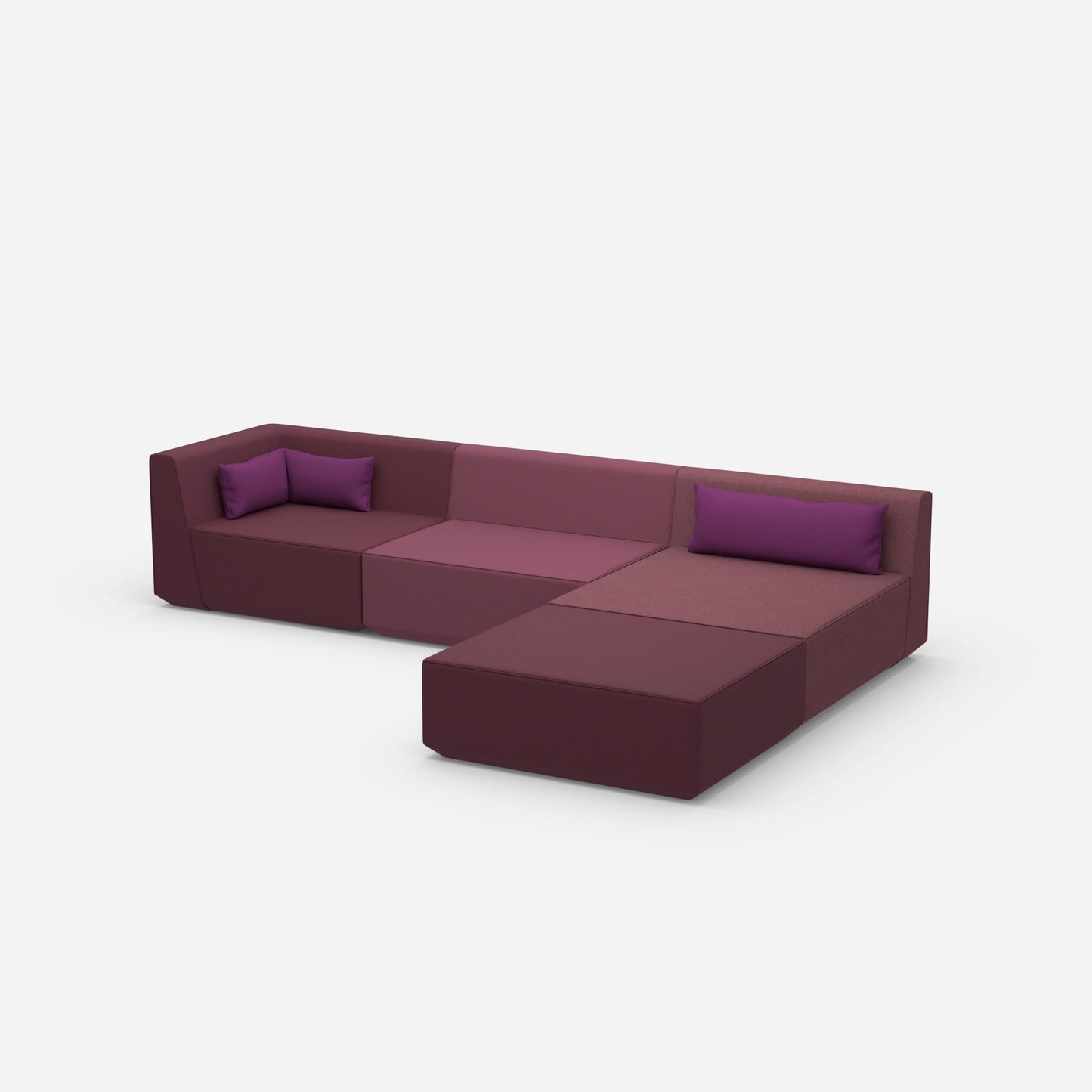 Modulares Ecksofa groß zum Schlafen von der Seite