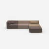 Modulares Ecksofa groß zum Schlafen von vorne