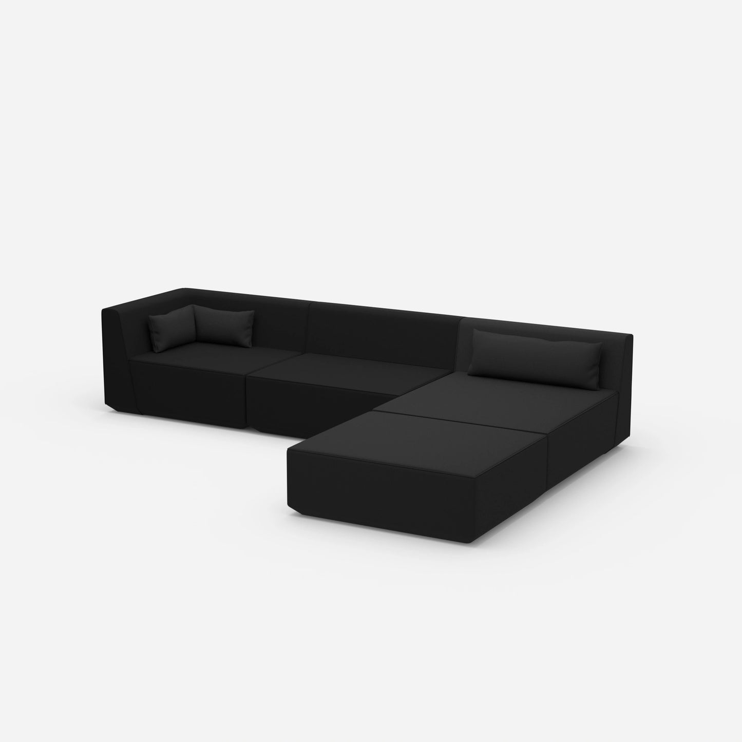Modulares Ecksofa groß zum Schlafen von der Seite