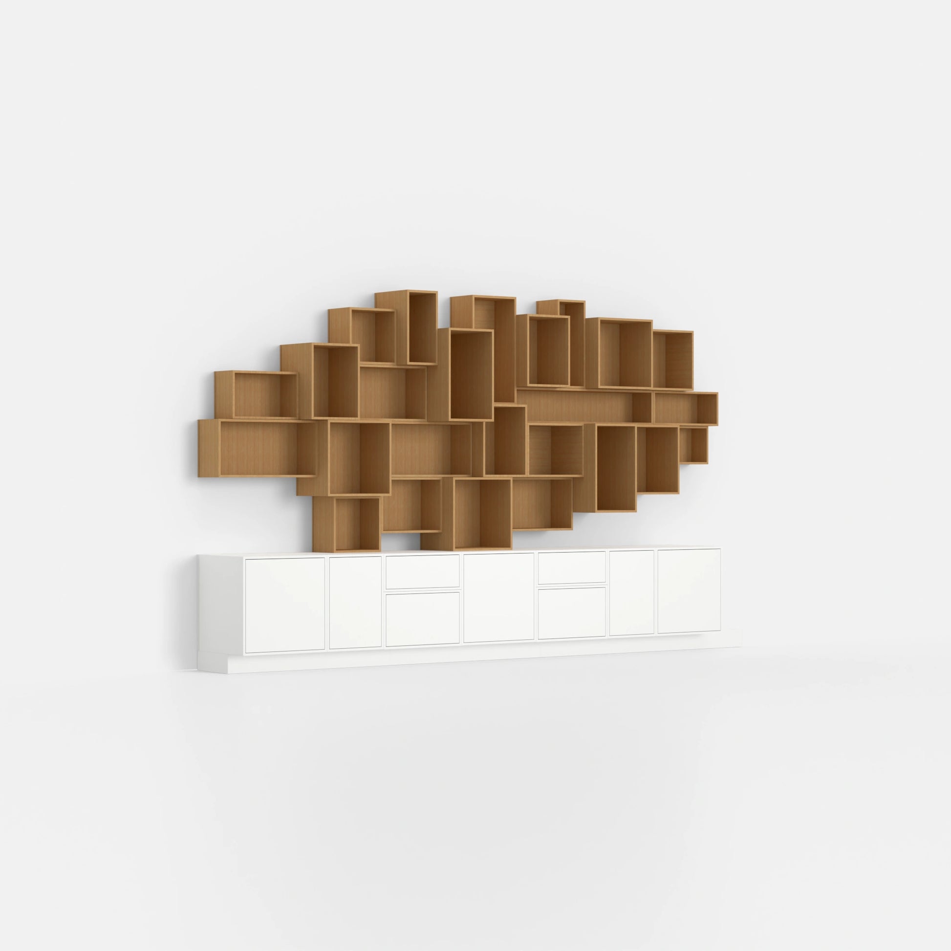 Modulares Regal RK1123 von der rechten Seite