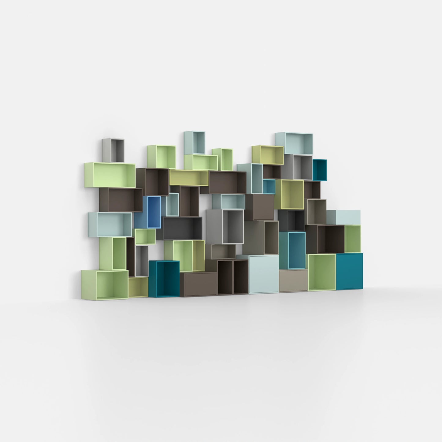 Modulares Regal RK151 von der rechten Seite