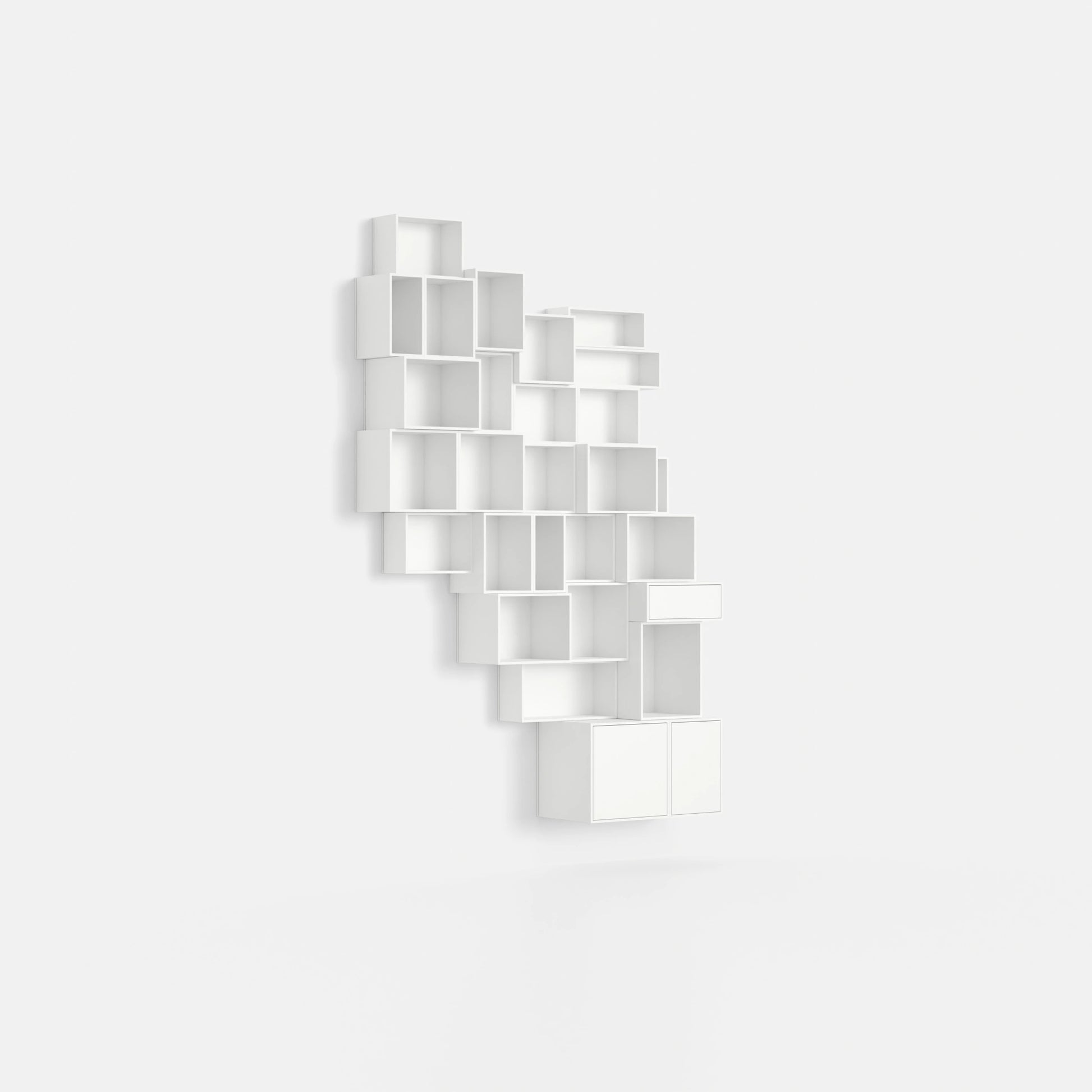Modulares Regal RK251 von der rechten Seite