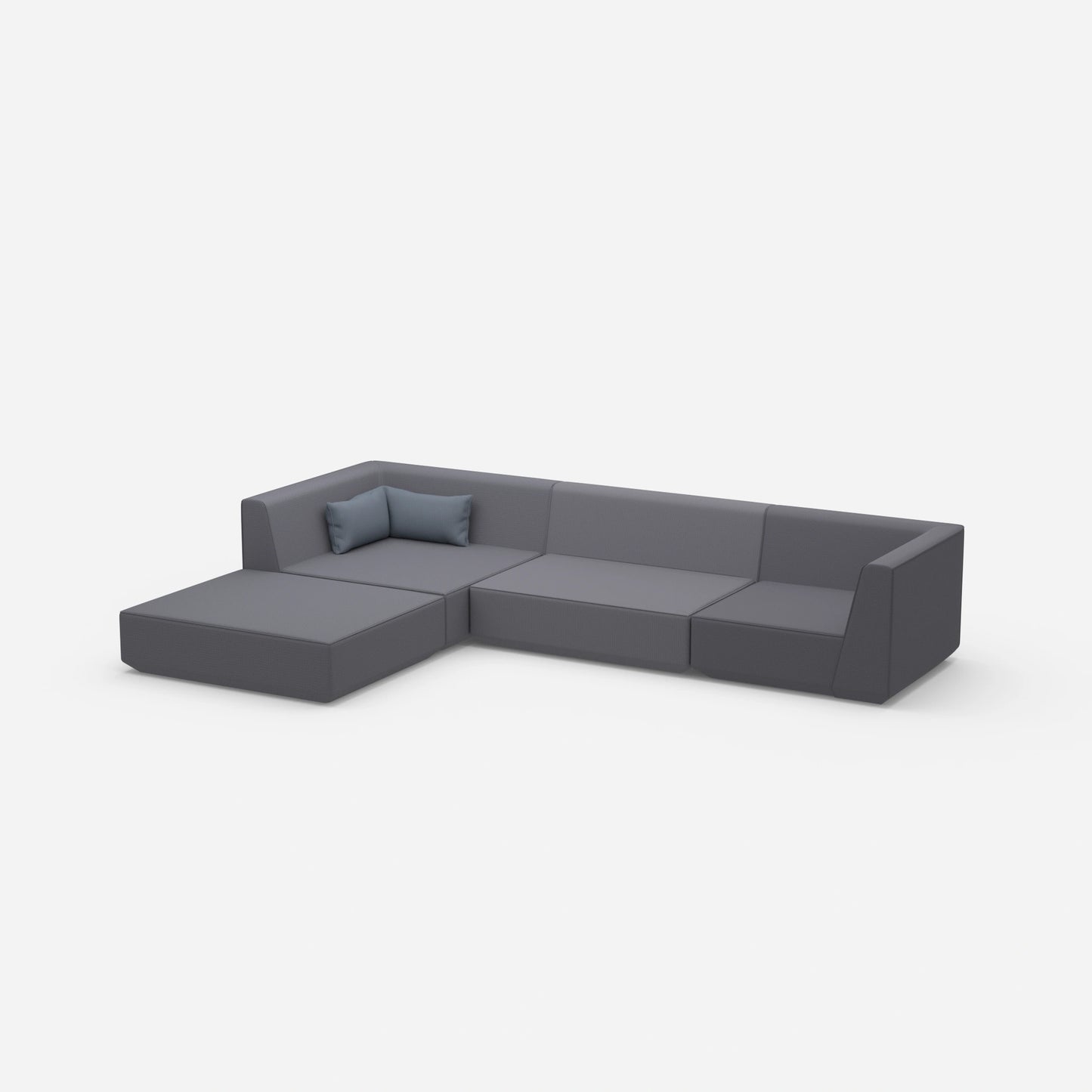 Modulares Sofa zum Schlafen von der Seite
