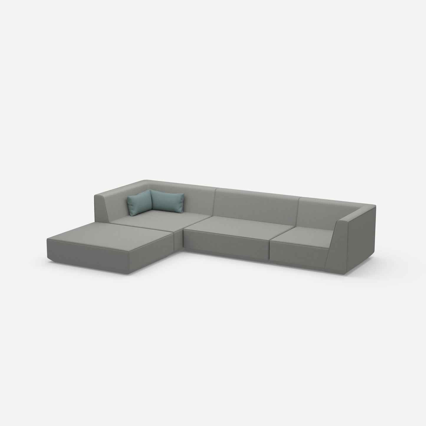 Modulares Sofa zum Schlafen von der Seite