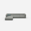 Modulares Sofa zum Schlafen von vorne