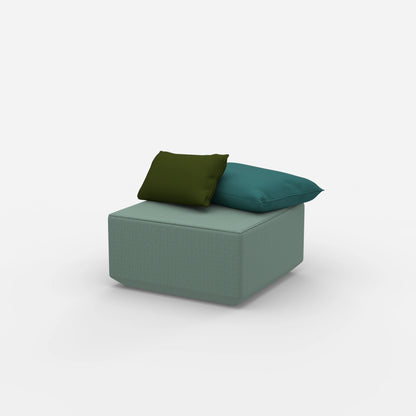 Pouf Modul viereckig von der Seite