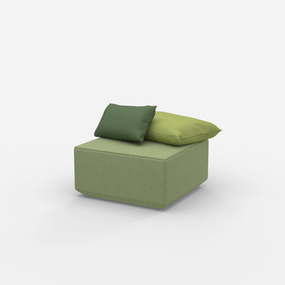 Pouf Modul viereckig von der Seite