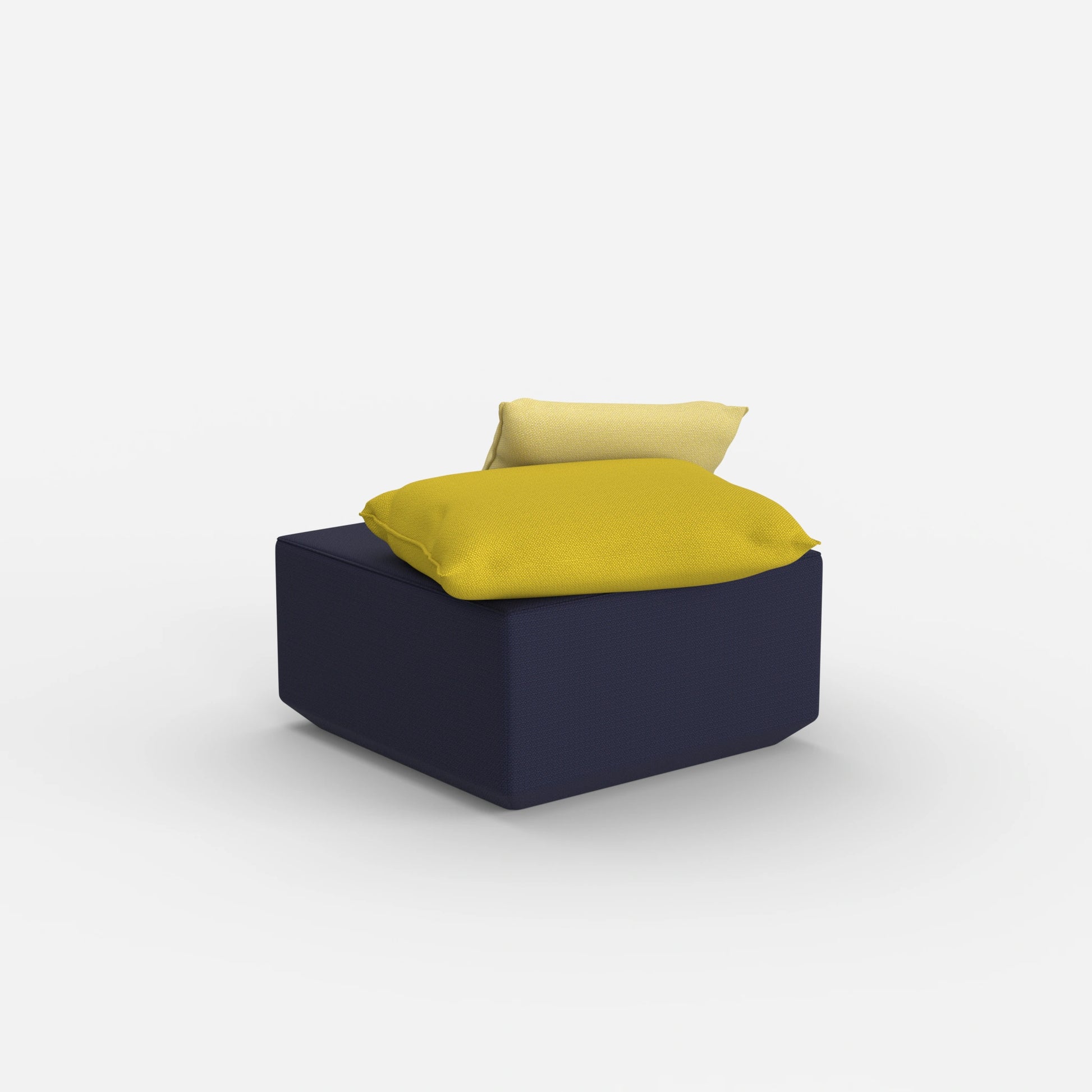 Pouf Modul viereckig von hinten