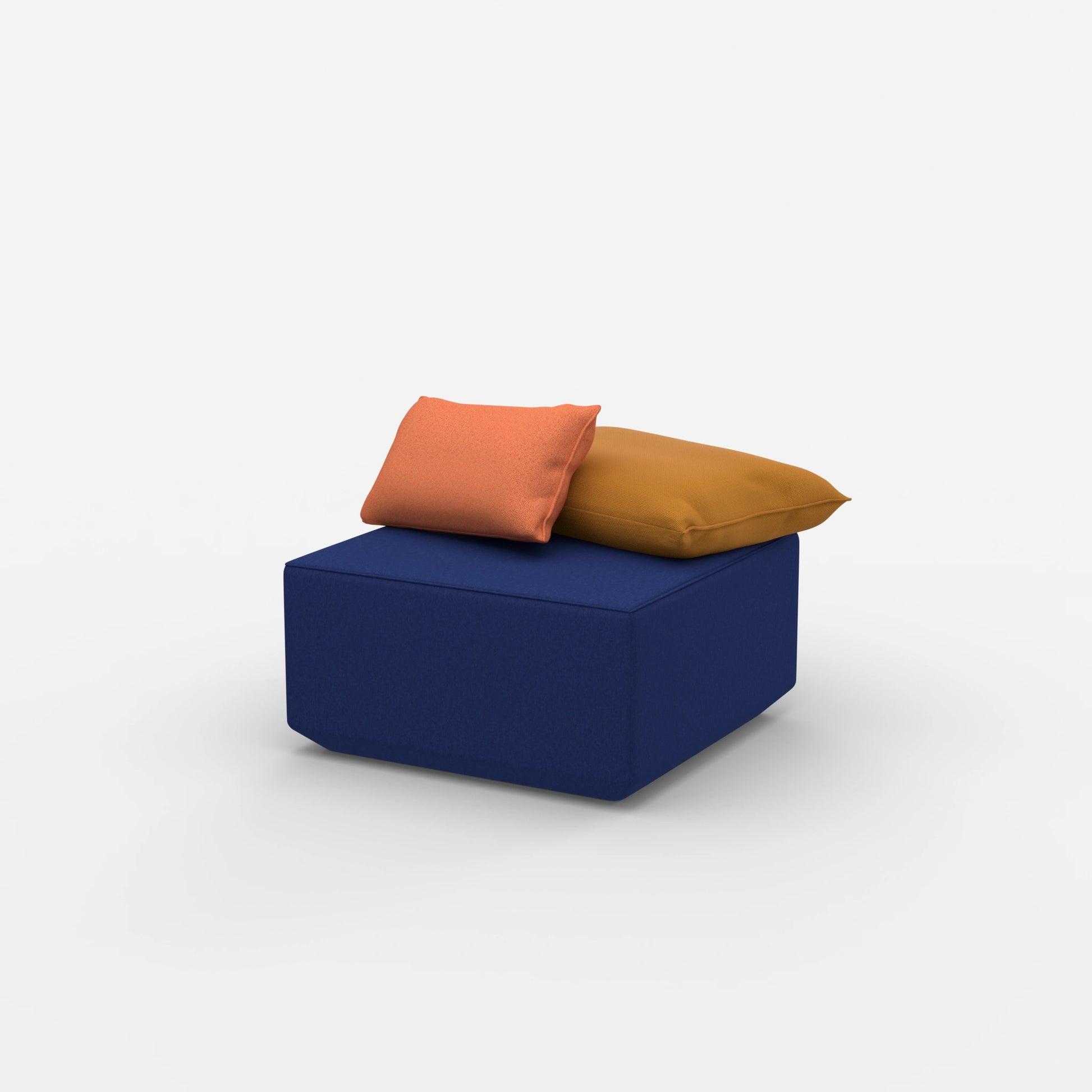 Pouf Modul viereckig von der Seite