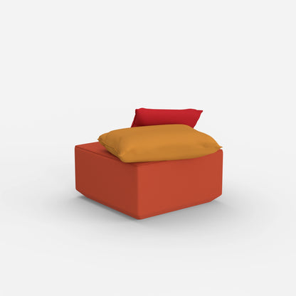 Pouf Modul viereckig von hinten