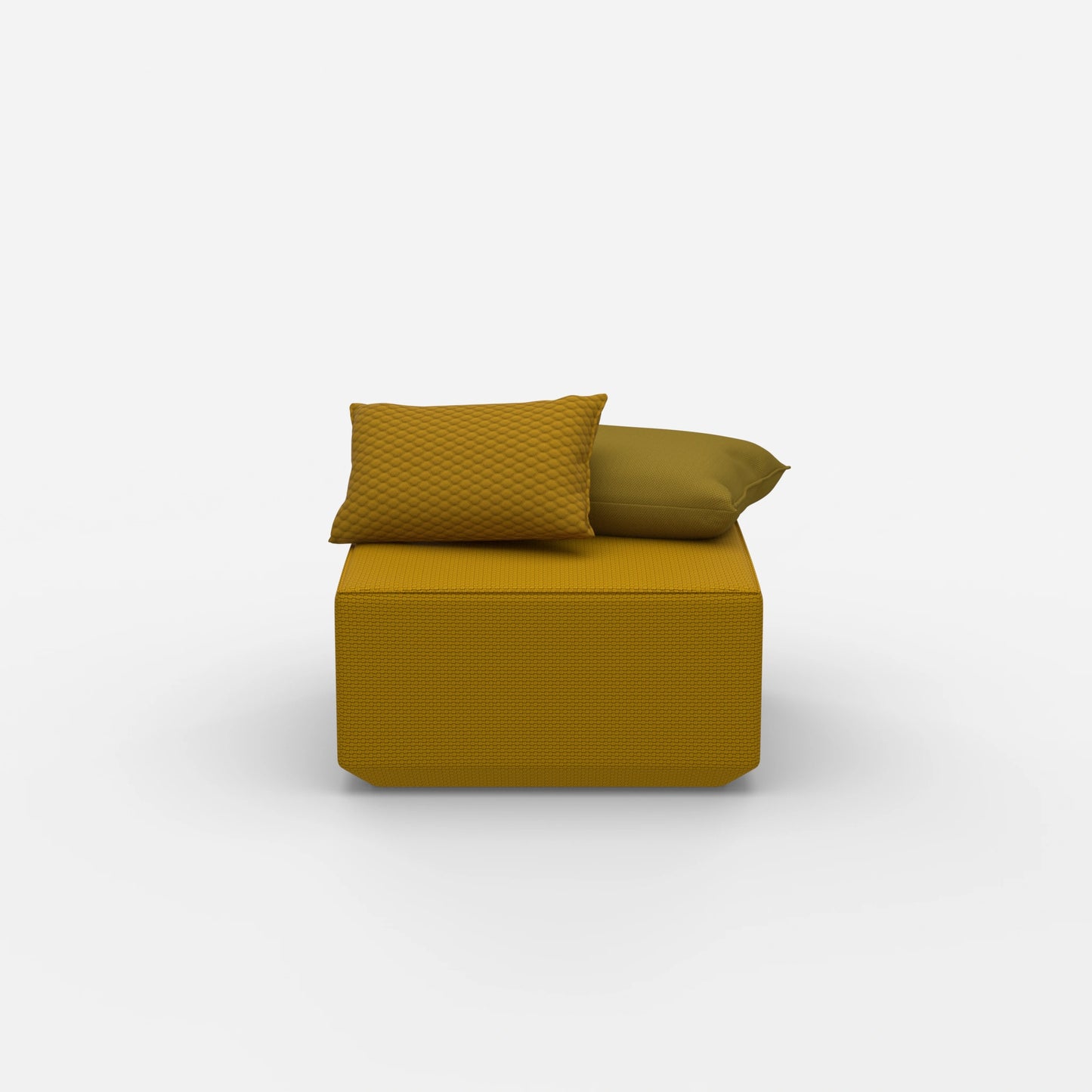 Pouf Modul viereckig von vorne