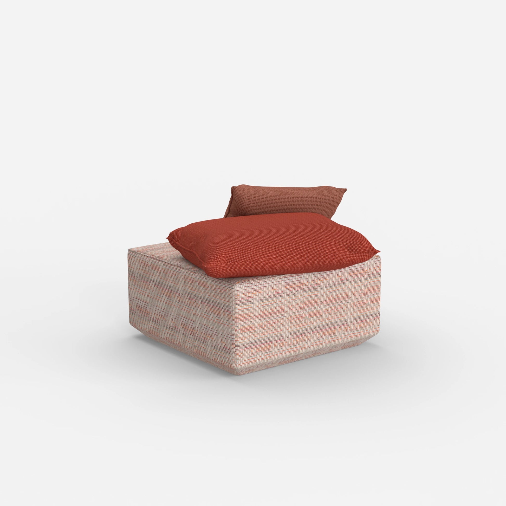 Pouf Modul viereckig von hinten