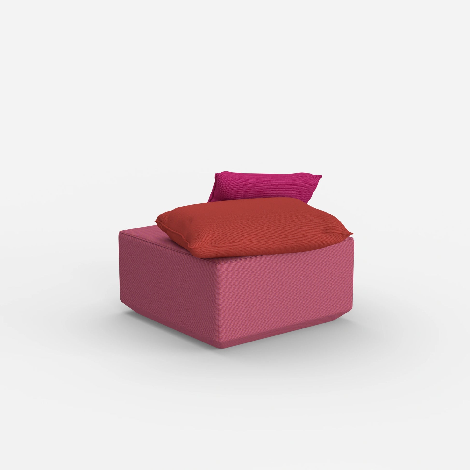 Pouf Modul viereckig von hinten