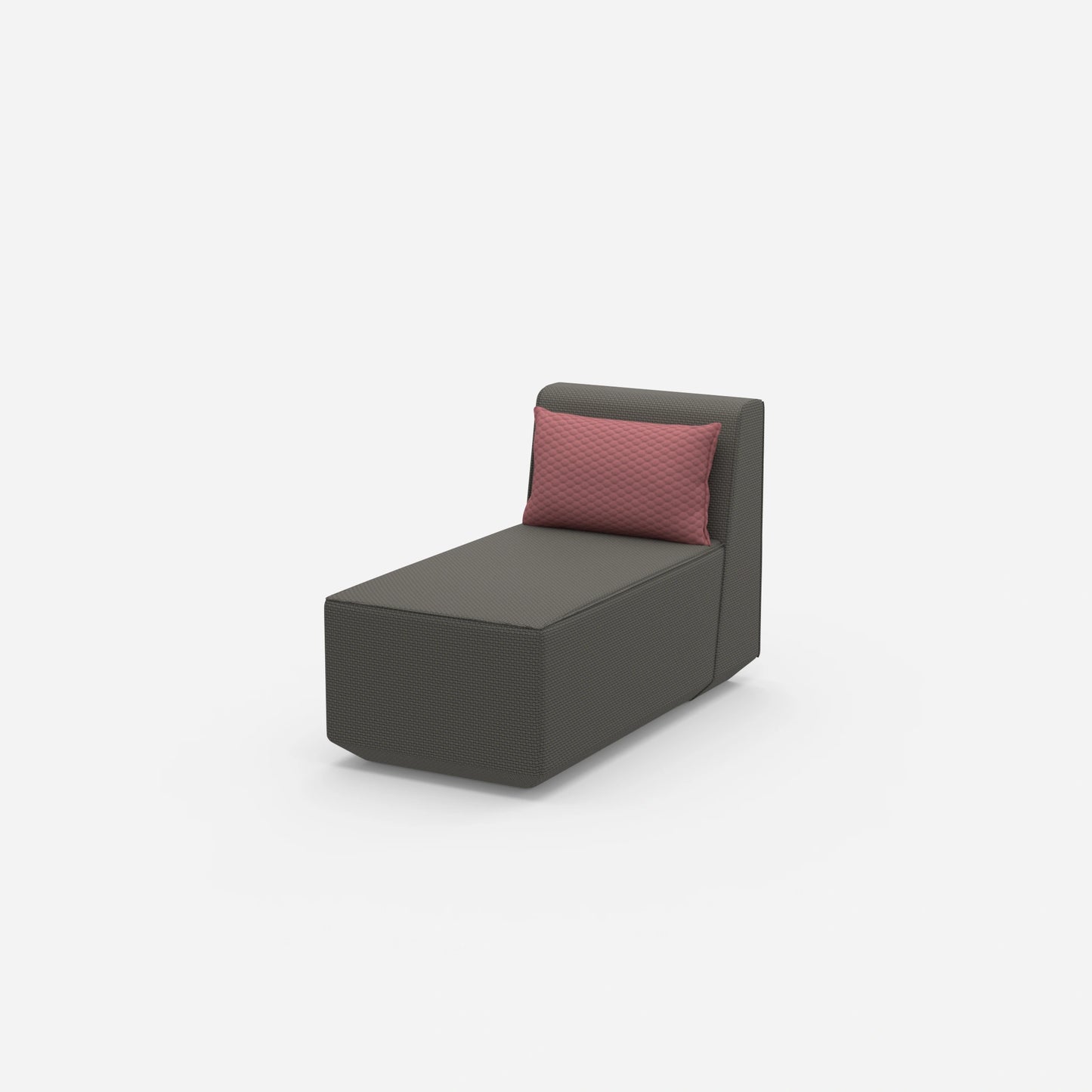 Recamiere modern klein von der Seite