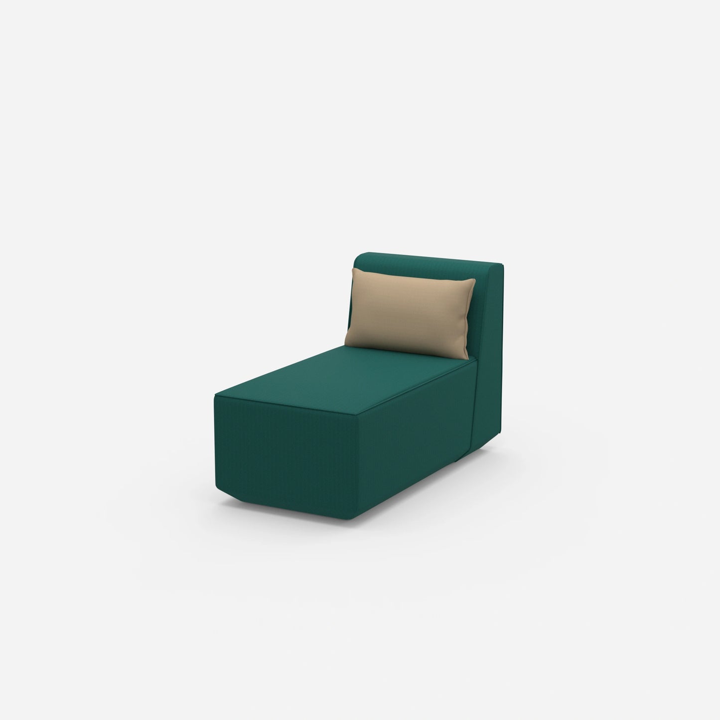 Recamiere modern klein von der Seite