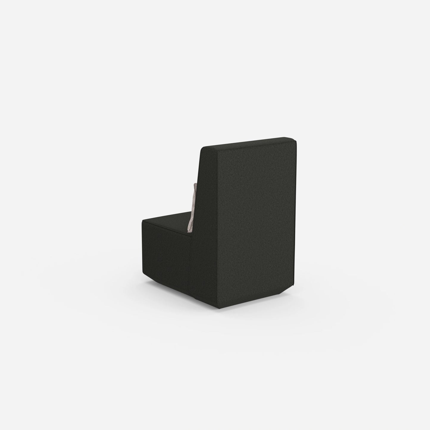 Schmaler Sessel 60 cm breit von hinten