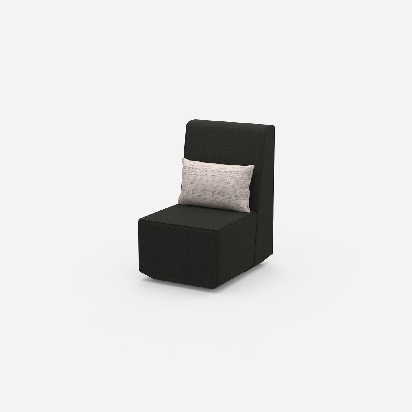Schmaler Sessel 60 cm breit von der Seite