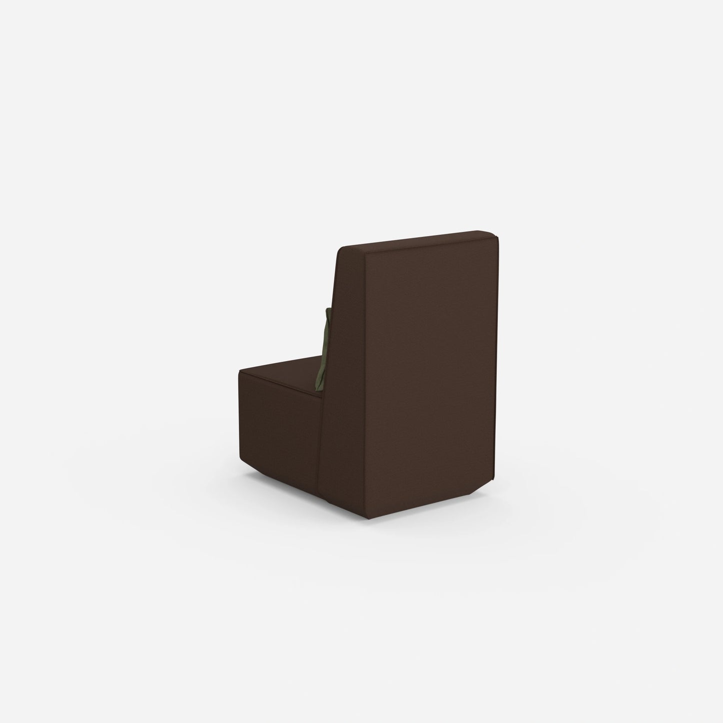 Schmaler Sessel 60 cm breit von hinten
