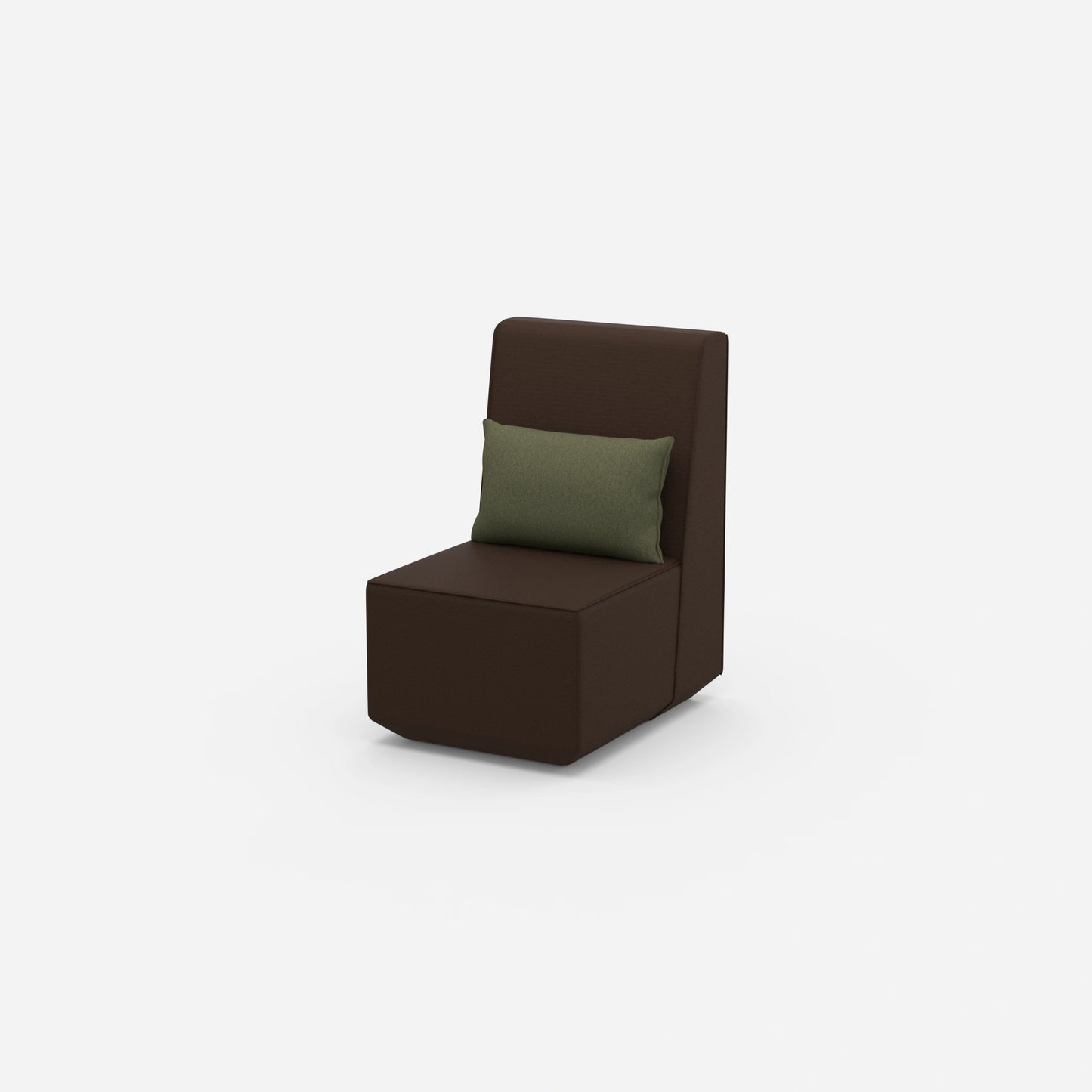 Schmaler Sessel 60 cm breit von der Seite
