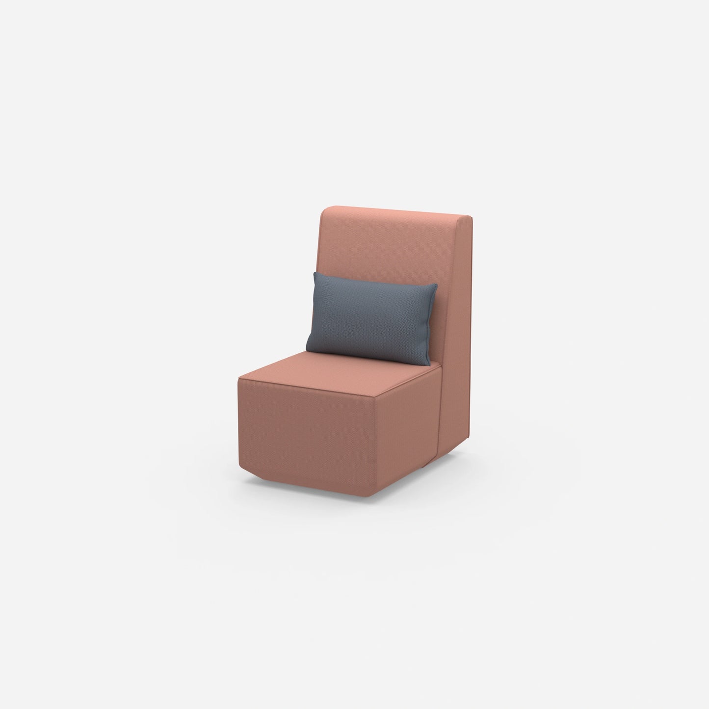 Schmaler Sessel 60 cm breit von der Seite