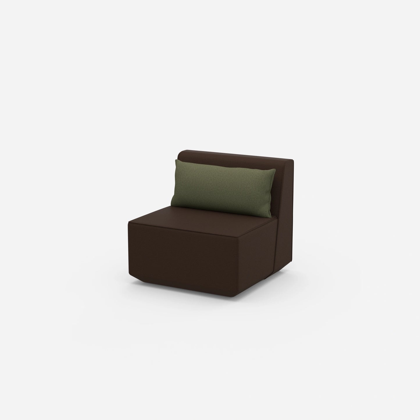 Schmaler Sessel 80 cm breit von der Seite