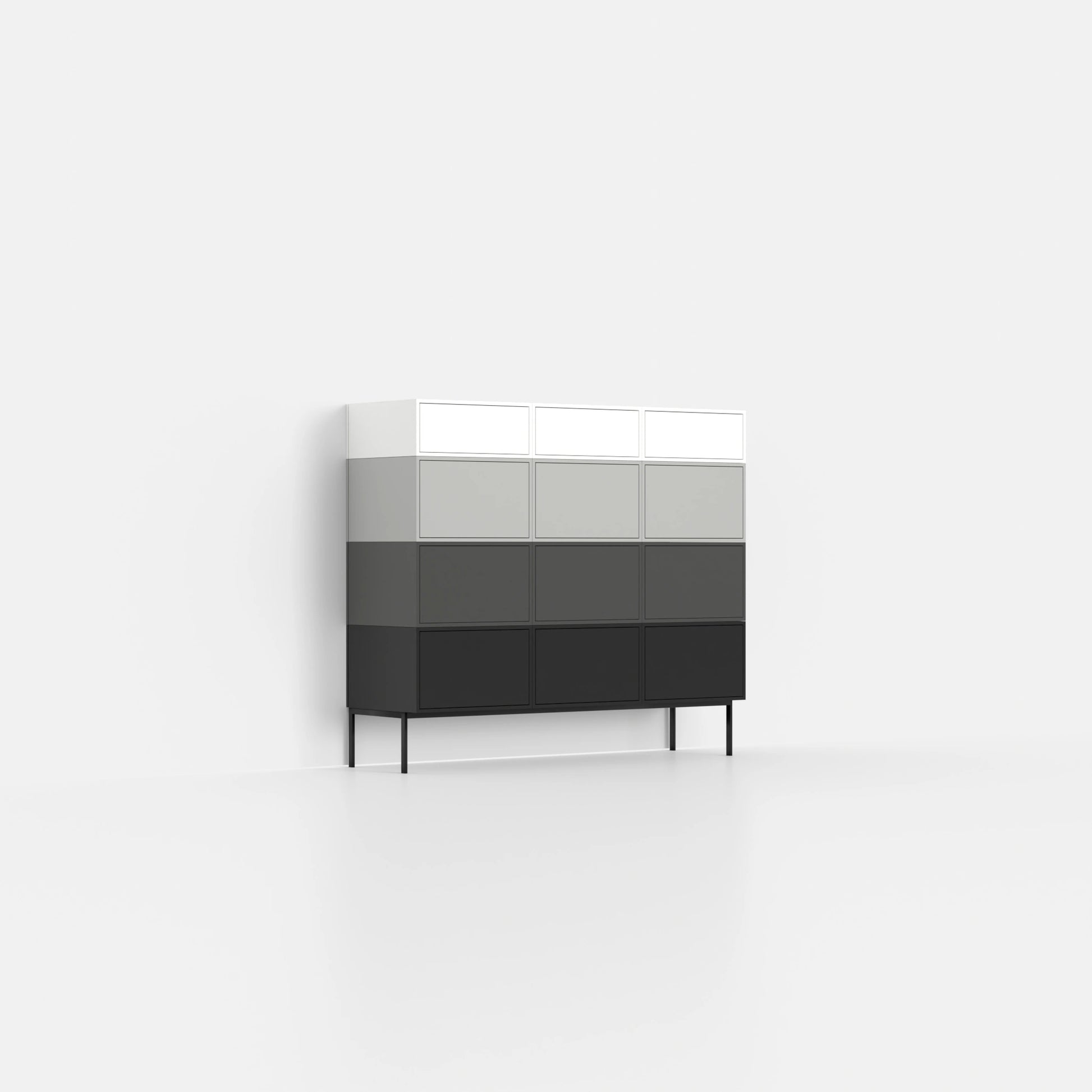 Schubladenregal RK1005 von der rechten Seite